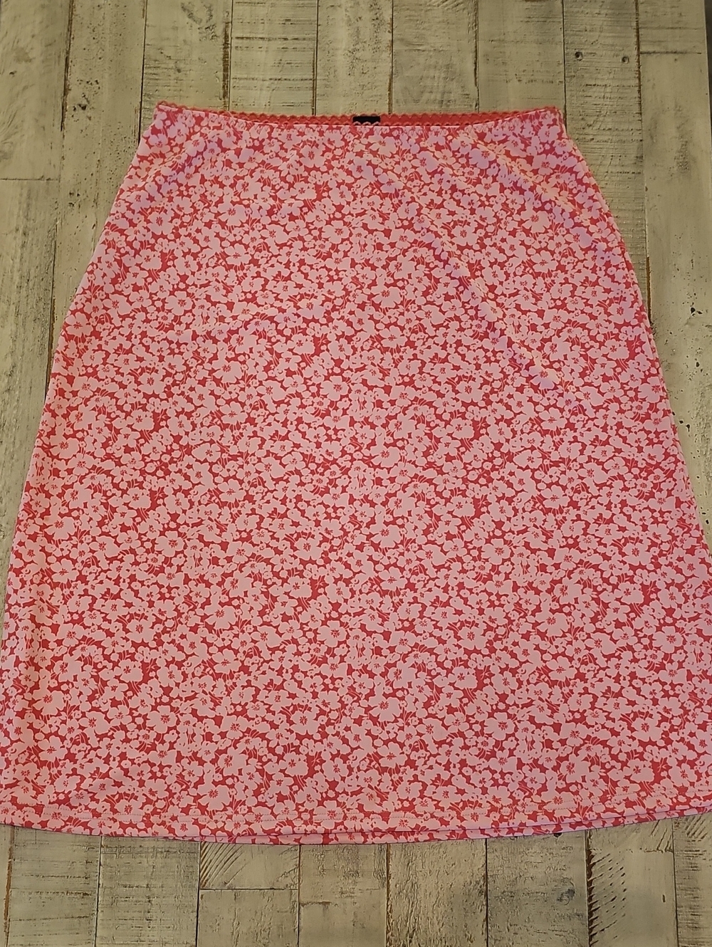 GAP Pink Floral A-Line Skirt